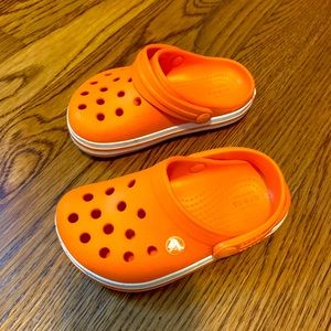 Kids Orange Crocs